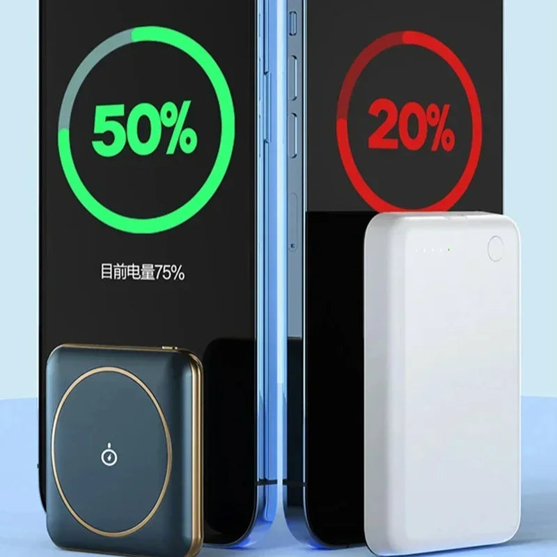 Magnetische Draadloze Powerbank voor iPhone – 10.000/30.000/50.000mAh Snellader