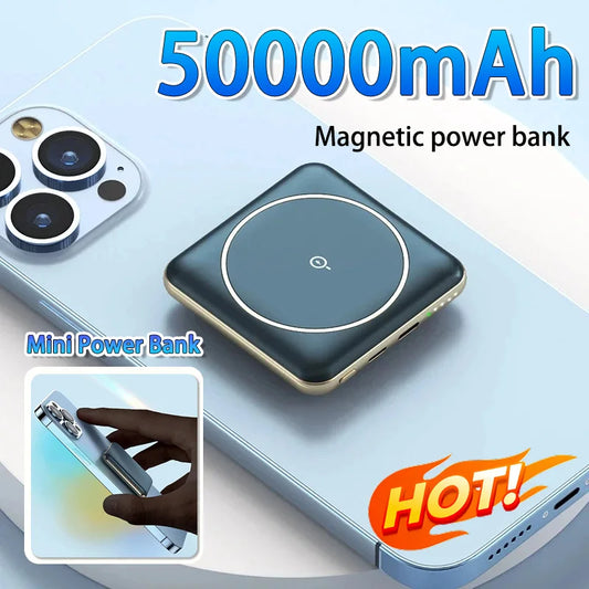 Magnetische Draadloze Powerbank voor iPhone – 10.000/30.000/50.000mAh Snellader