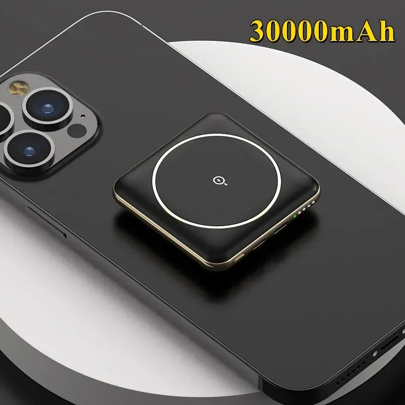 Magnetische Draadloze Powerbank voor iPhone – 10.000/30.000/50.000mAh Snellader